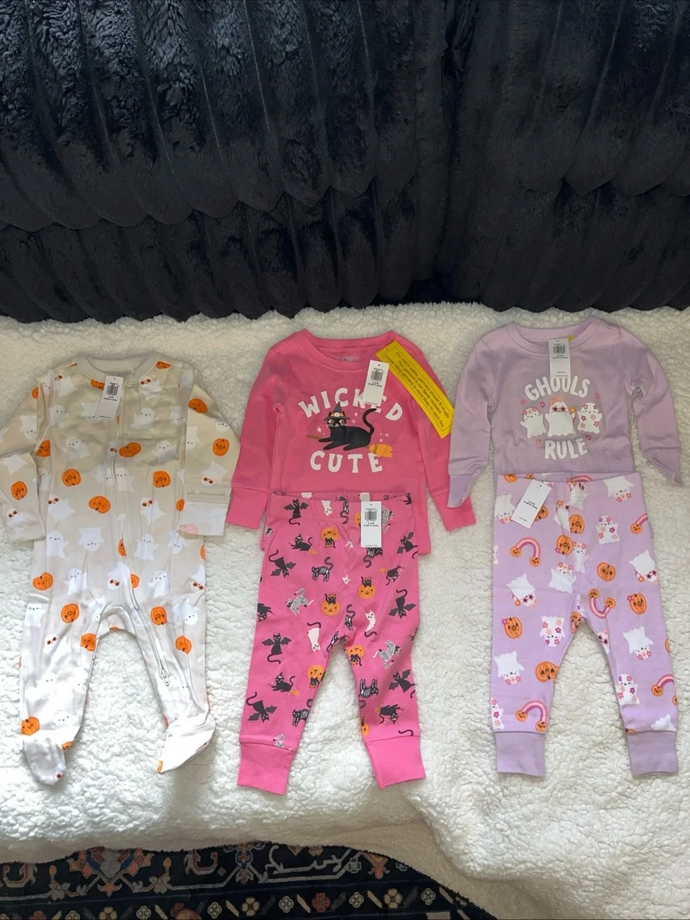 BRAND NEW Baby Girl Clothes Lot 6M 6-9M 6-12M 4 Sets + 1 Sleeper 9 Total Pcs NWT